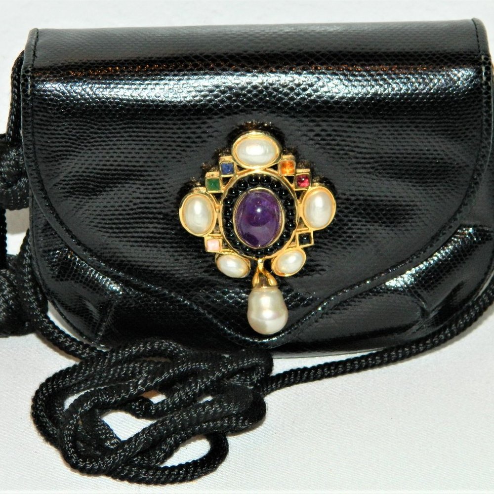 Judith Leiber Exotic Skin Evening Bag